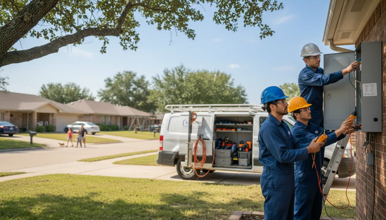Certified electrician providing emergency electrical services in Riviera, TX